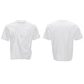 Men's black cotton t-shirt with three-dimensional pleats and asymmetric stitching on a loose fit.