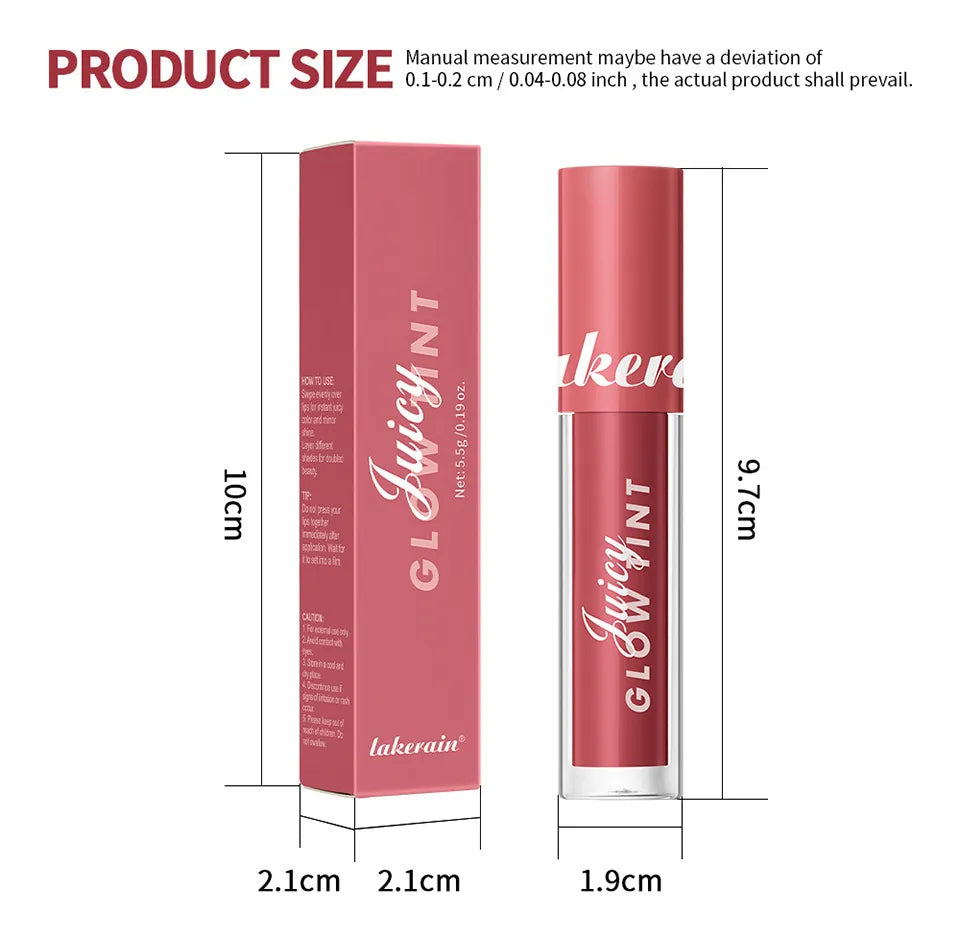 Juice Mirror Water Light Lip Lacquer: Hydrating Plumping Mirror Shine Lip Gloss & Glass Glaze for Juicy Luscious Lips