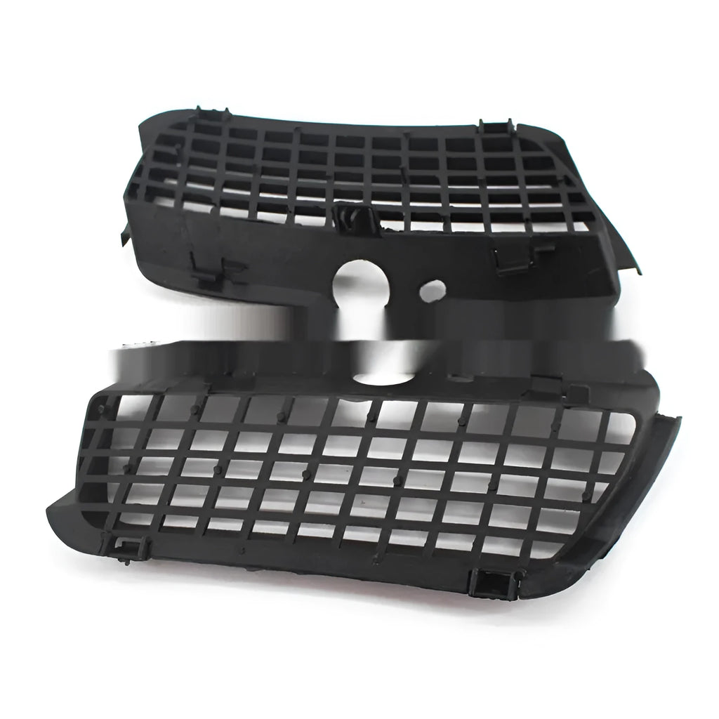 Black ABS plastic fog light cover pair for Volkswagen Golf 3 front bumper lower grille.
