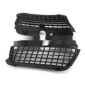 Black ABS plastic fog light cover pair for Volkswagen Golf 3 front bumper lower grille.