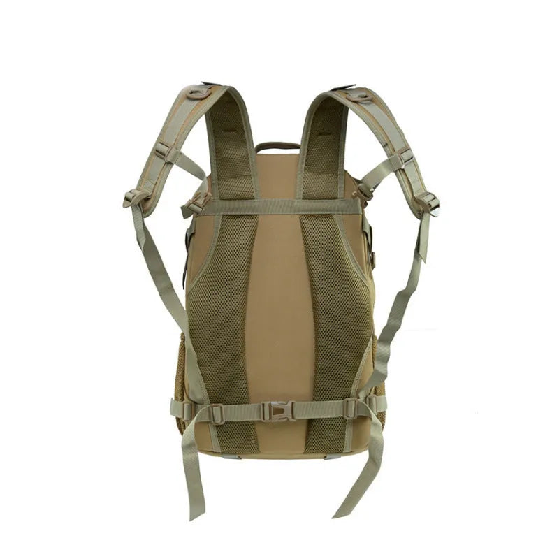 Oxford cloth mountaineering backpack with air pillow belt in tactical colour option