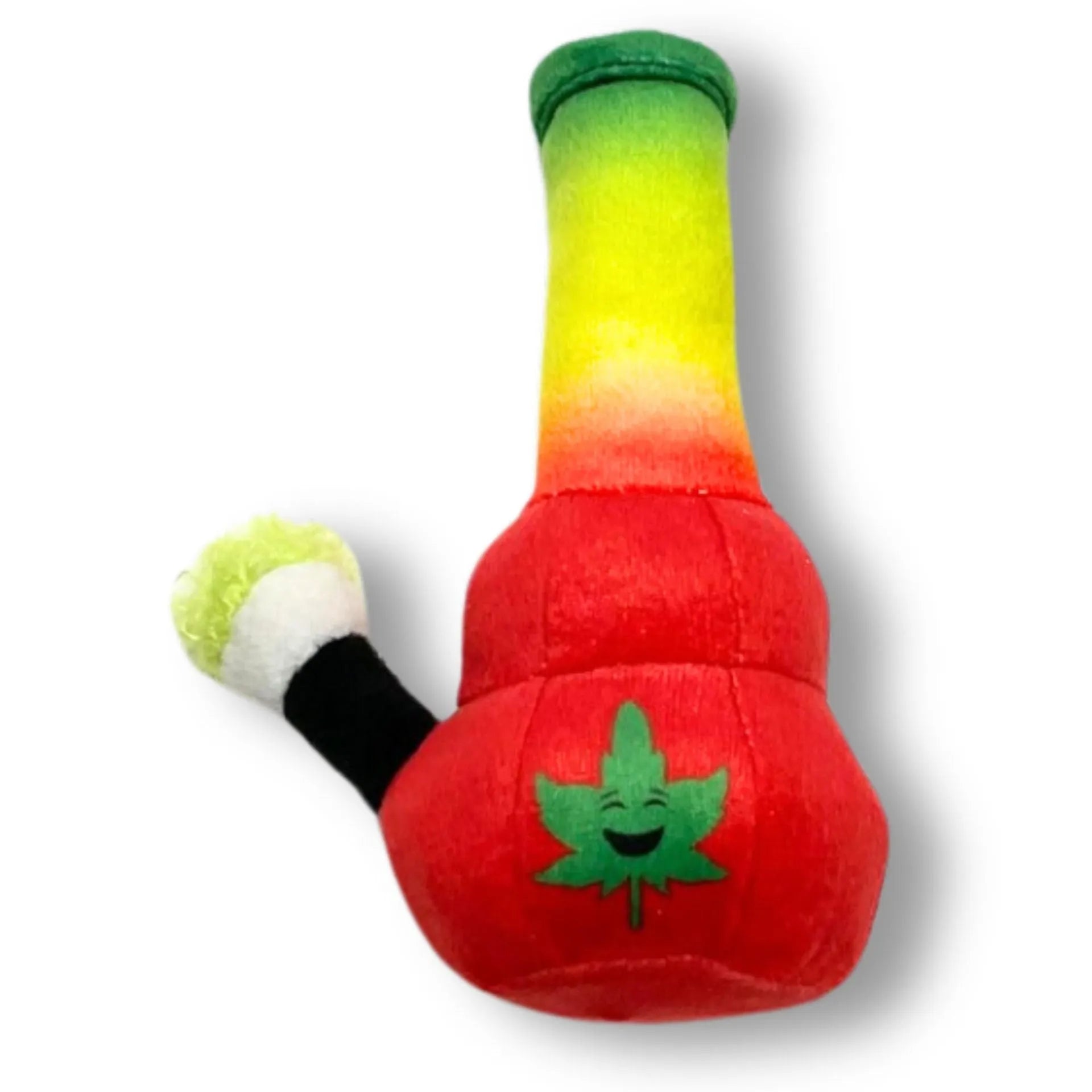 24cm kettle-shaped plush dog toy with picture style design for small and medium dogs