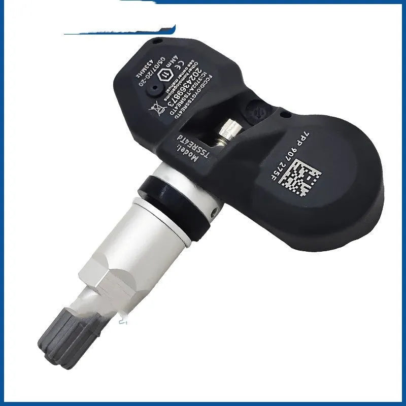 Black tyre pressure monitor for Audi cars with OBD connection