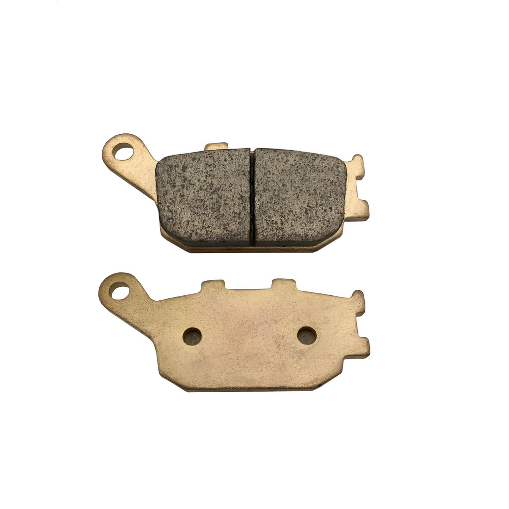 Honda CBR954RR rear motorcycle brake pad set with asbestos-free sintered material