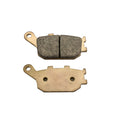 Honda CBR954RR rear motorcycle brake pad set with asbestos-free sintered material