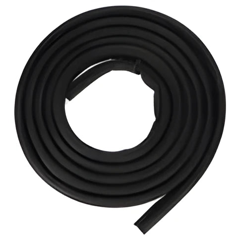 Black rubber sliding door seal for Toyota Hiace High Roof, 5 metre length