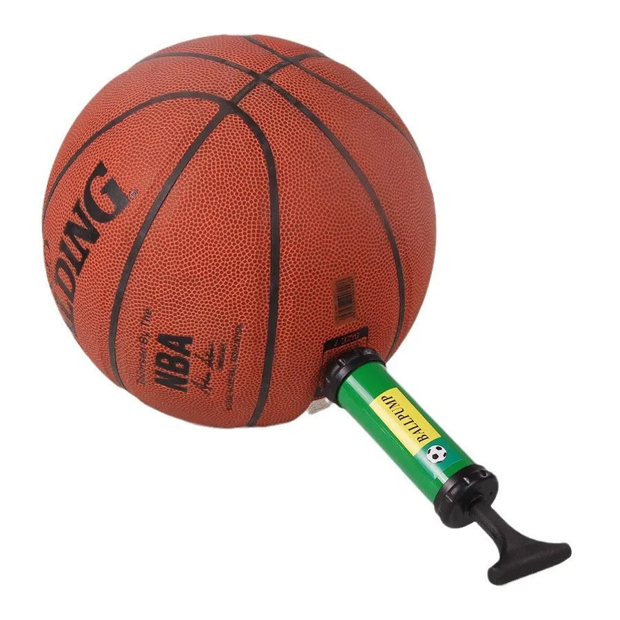 Mixed colour plastic manual hand pump for inflating basketballs, volleyballs, footballs, and balloons