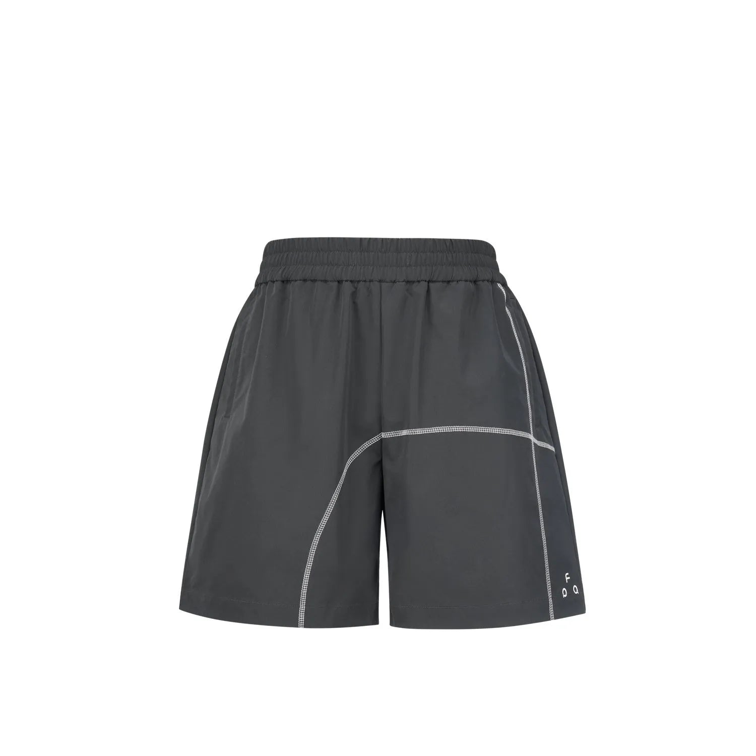 Men's retro functional drawstring shorts in high elasticity polyester fabric
