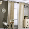 Modern minimalist chenille blackout curtain panel in beige, coffee, or grey colours