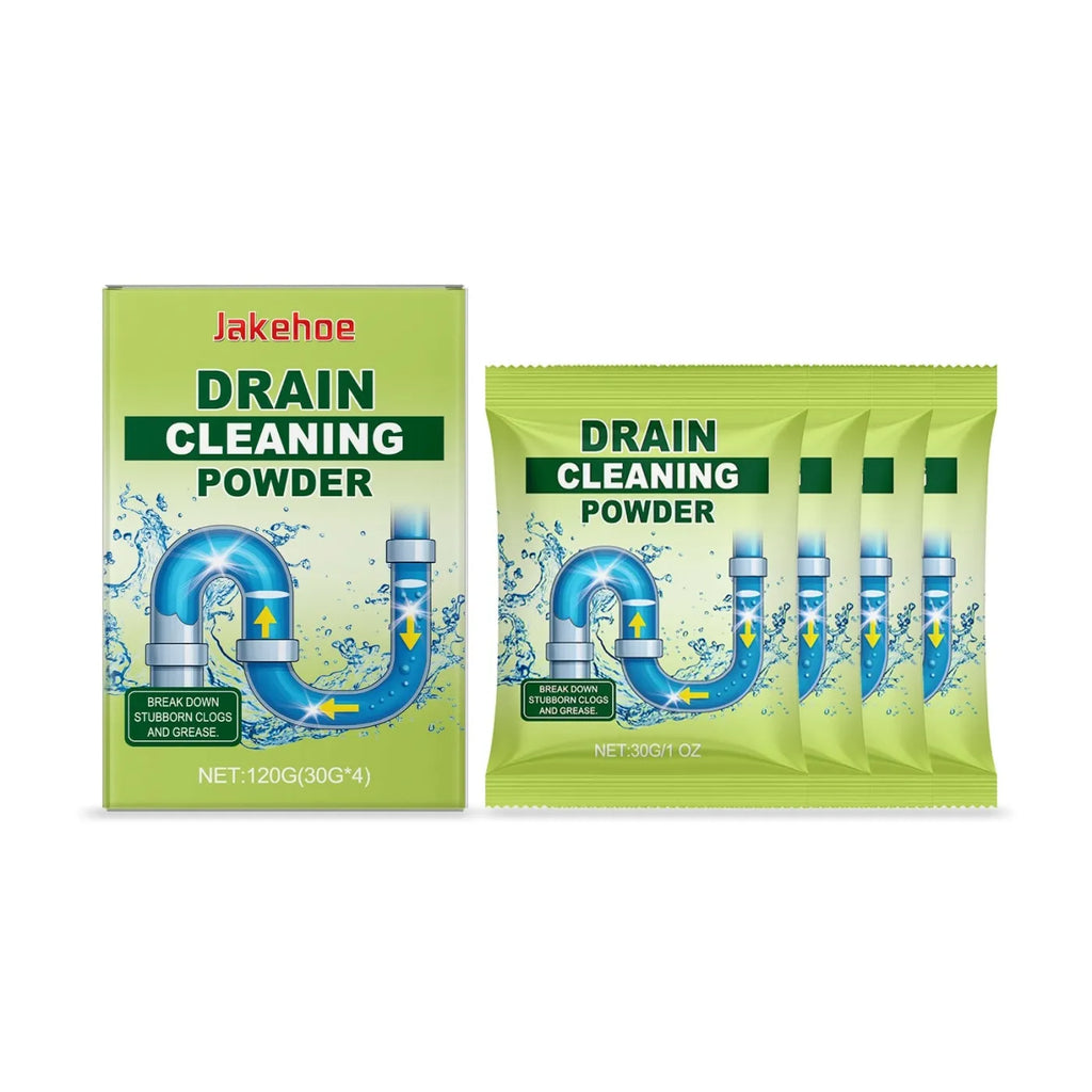 120g pack of drain cleaning powder for blocked sinks and basins