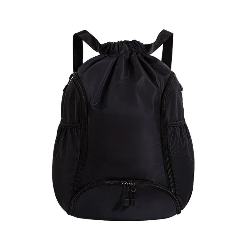 Large capacity cube-style sports backpack drawstring bag in various colours