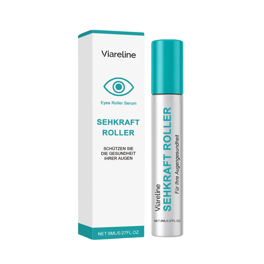 8 ml bottle of eye care product with mild massage function