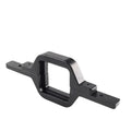 Black aluminium alloy LED reverse light mounting bracket for Jeep Wrangler.