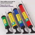 Mixed colour plastic manual hand pump for inflating basketballs, volleyballs, footballs, and balloons