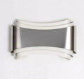Modern rectangular LED wall lamp with matte finish and warm white light