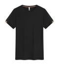 Men's round neck pullover top in ice fibre blend fabric for business casual office wear