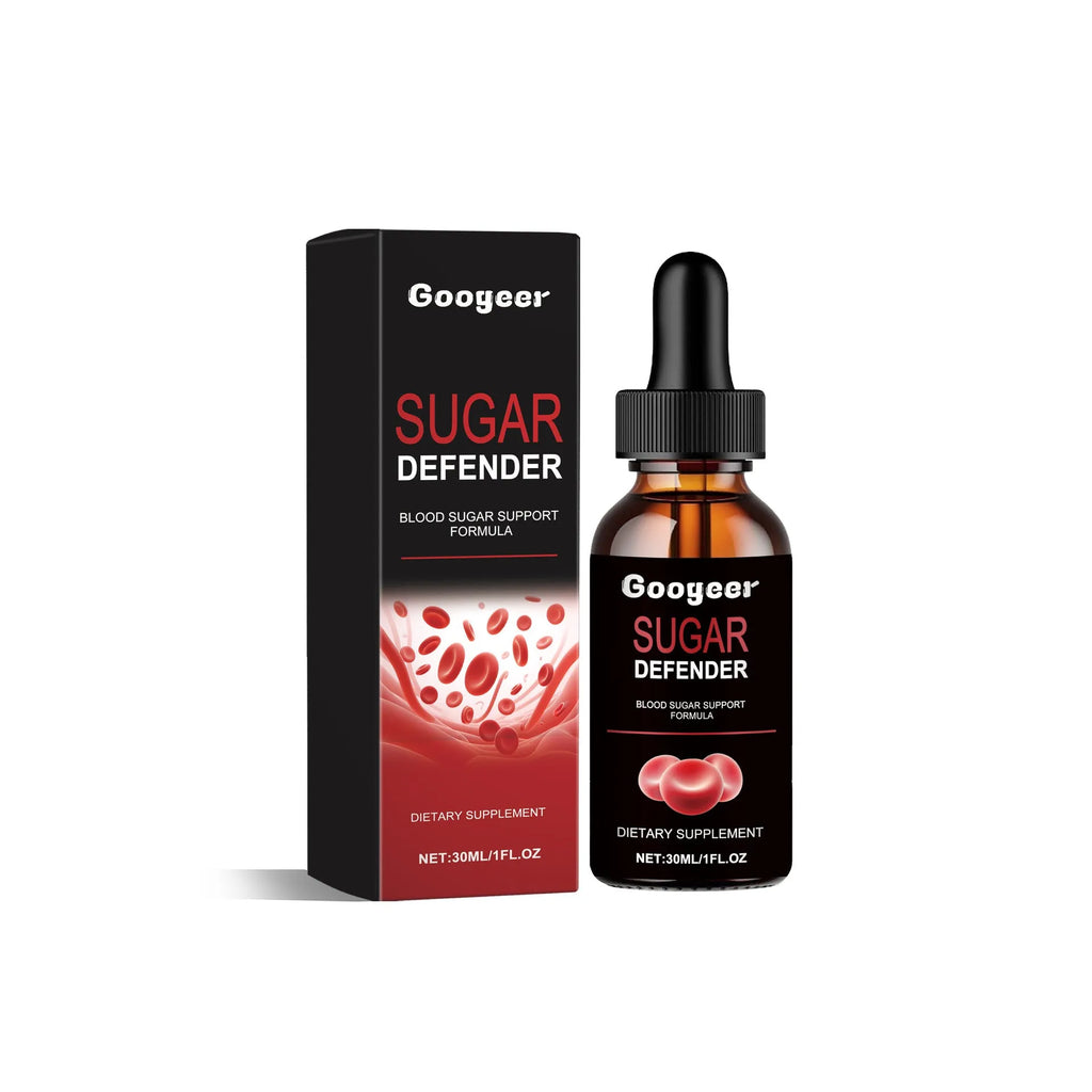 Googeer Body Care Drops supplement in a 30ml glass bottle with a black dropper.