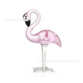 Pink crystal flamingo decorative ornament modern minimalist style 20-25cm