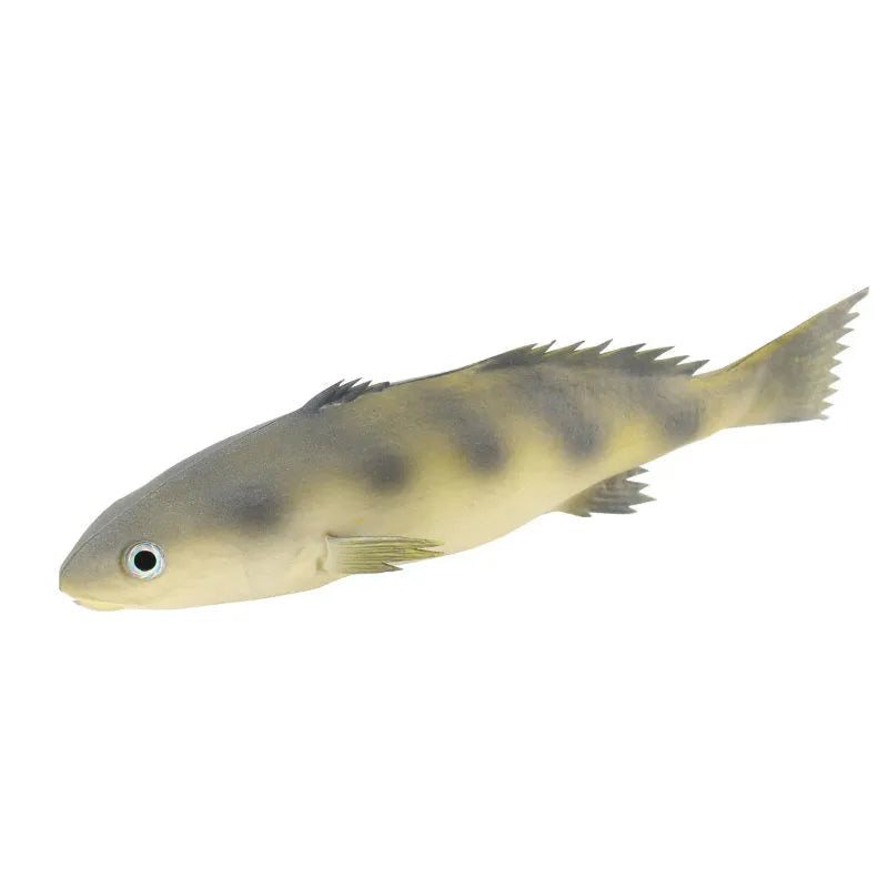 PU simulated fish ornaments set with yellow-fin tuna, small tuna, flower fish, and yellow croaker models