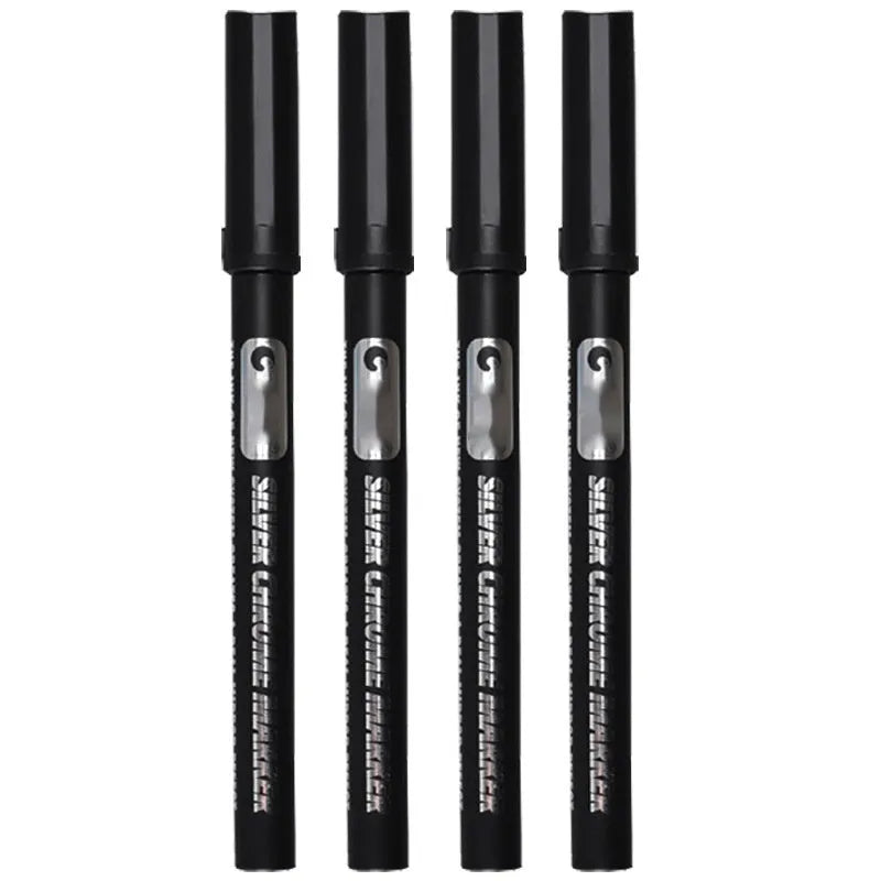 Waterproof mirror marker pen with plastic casing for writing on glass and tile surfaces