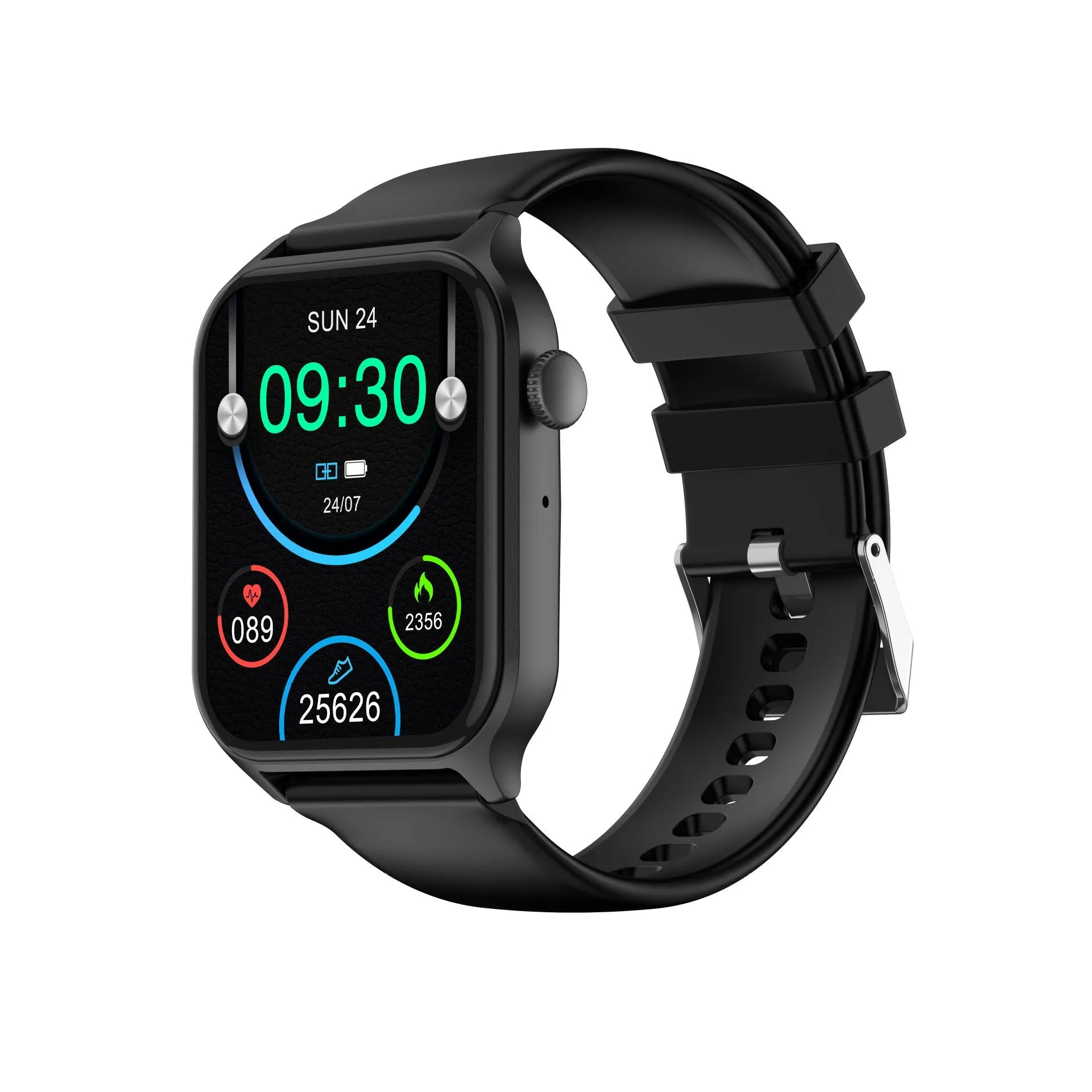 Z145 smart watch in multiple colours showing display with heart rate and blood oxygen readings.