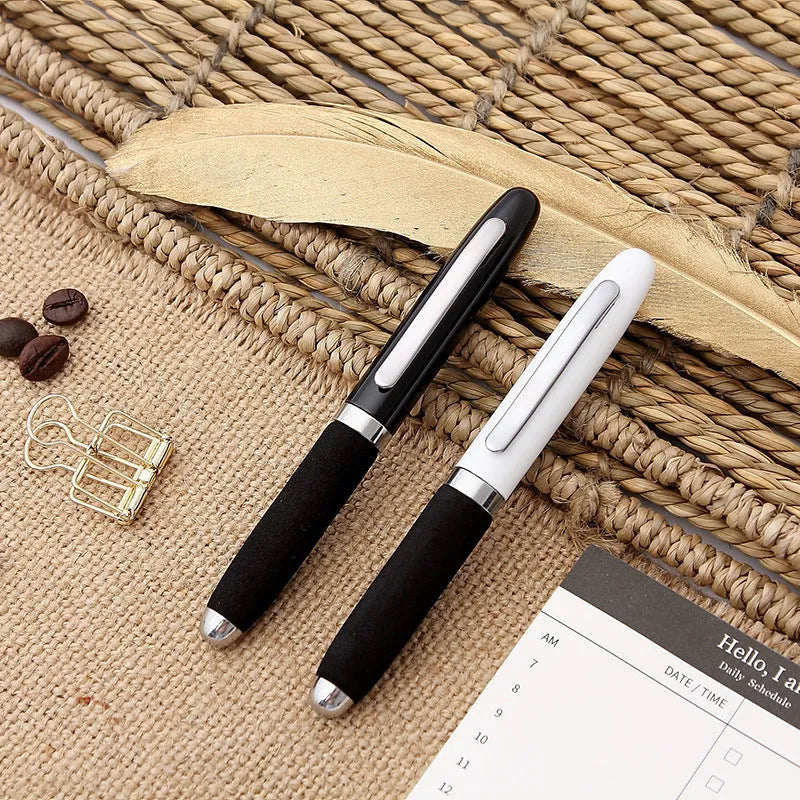 EVA metal cap mini ballpoint pen with a 1.0mm tip, shown in silver colour.