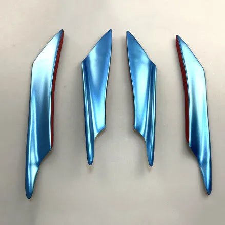 ABS automotive bumper blade with carbon fibre finish for car bumper installation