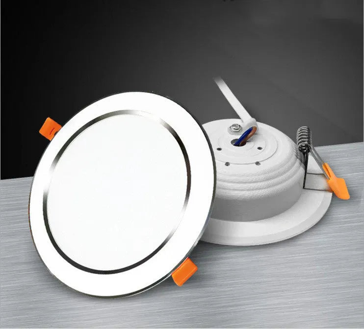Anti-fog straw hat LED downlight recessed ceiling light in aluminium shell