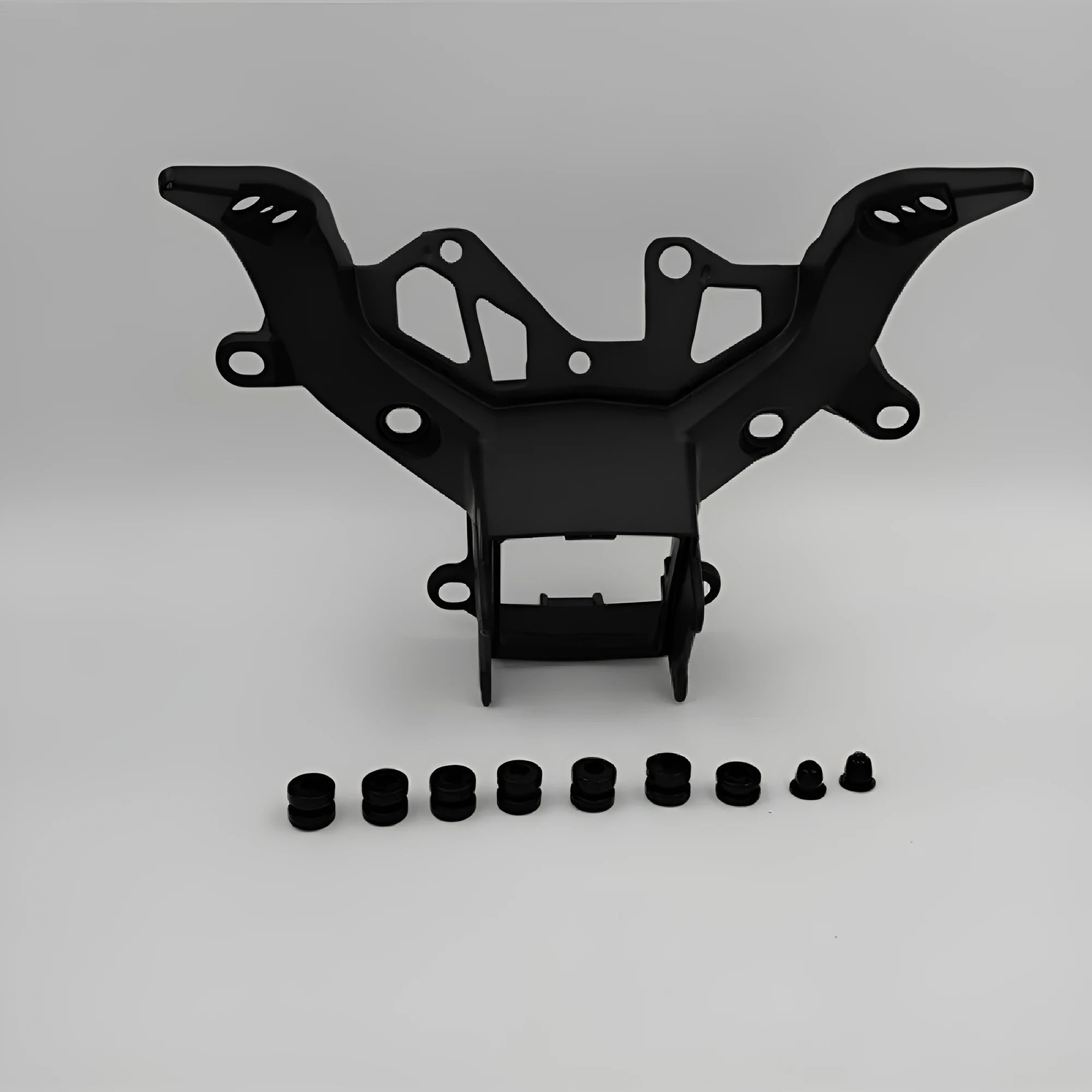 Black aluminium headlight mounting bracket for BMW S1000RR motorcycle 2009-2018