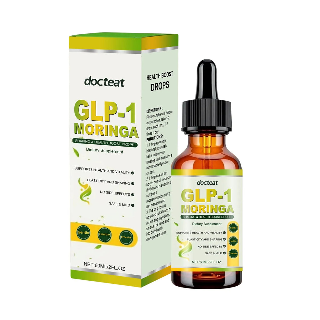 60ml horseradish tree moringa seed extract drops bottle with dropper
