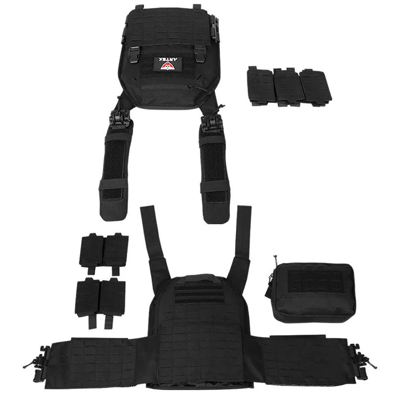 Artex multi-functional tactical vest in camouflage colour with quick release system for outdoor use