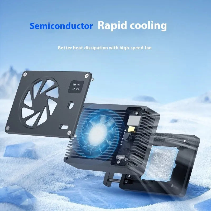 Black aluminium alloy PC cooling radiator with fan, measuring 89mm wide.