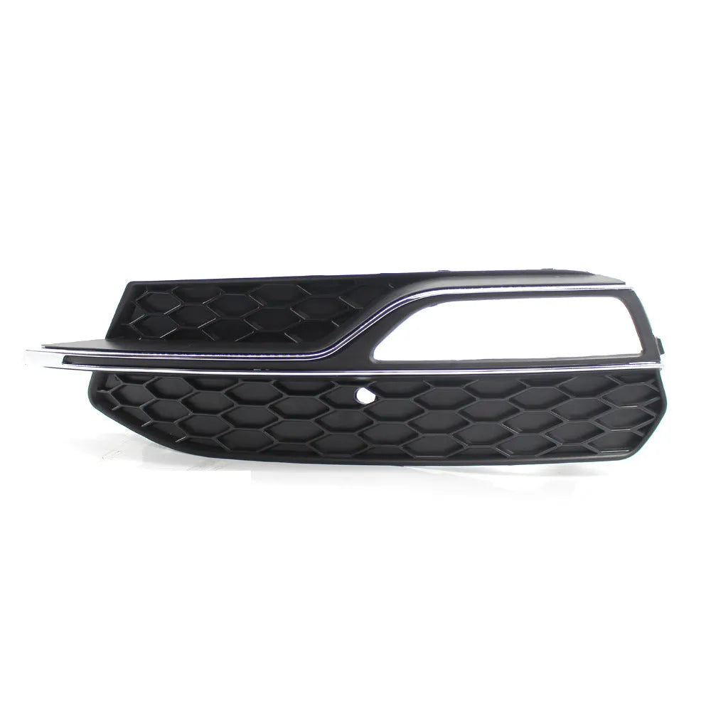 Black ABS fog lamp grille for 2013-2016 Audi A3 Sport S3 front bumper replacement