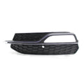 Black ABS fog lamp grille for 2013-2016 Audi A3 Sport S3 front bumper replacement
