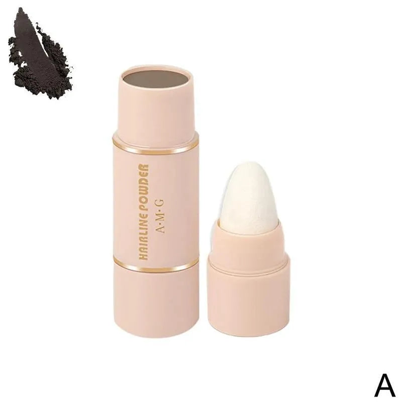 Brow stamp shaping kit with retouching shadow stick and 24 eyebrow cards for natural eyebrow shape