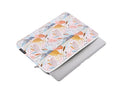 White 14-inch waterproof PU leather computer inner bag for laptop protection