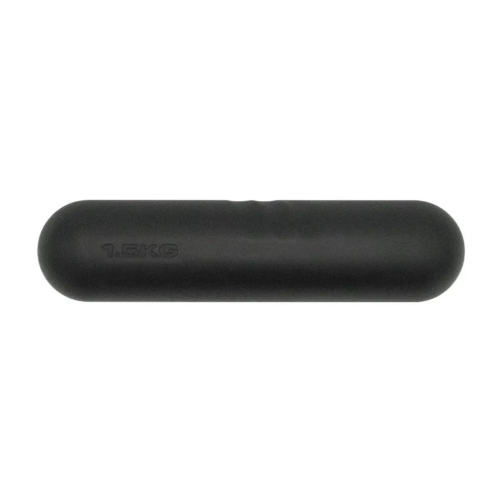 Hand-drawn silicone grip dumbbell stick in choice of colours and weights