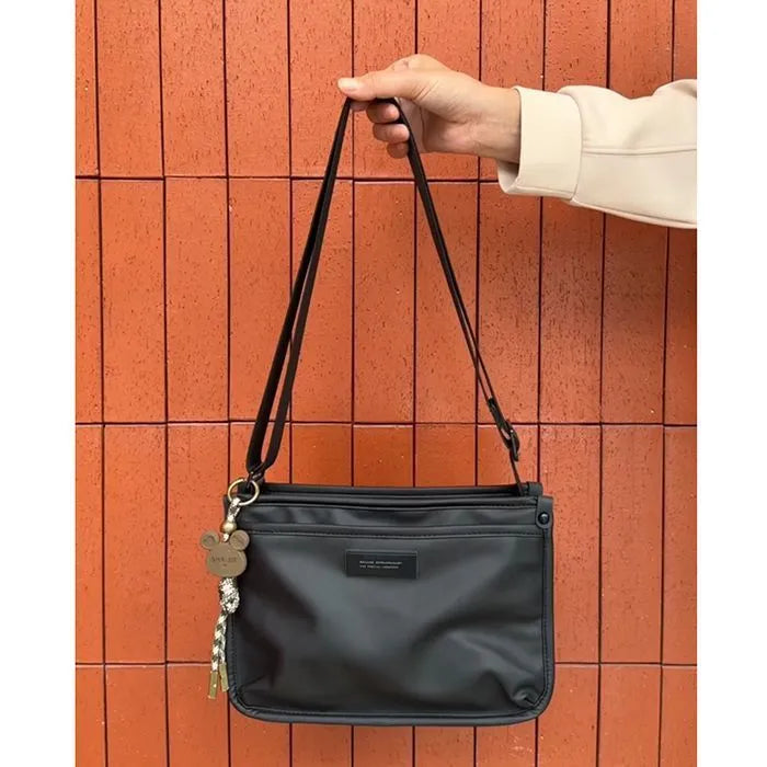 Oxford cloth retro square crossbody bag in trendy cool colour