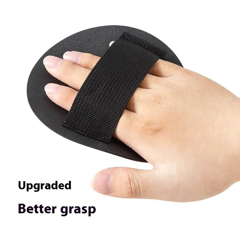 Round rubber finger massage bath gadget with bath towel