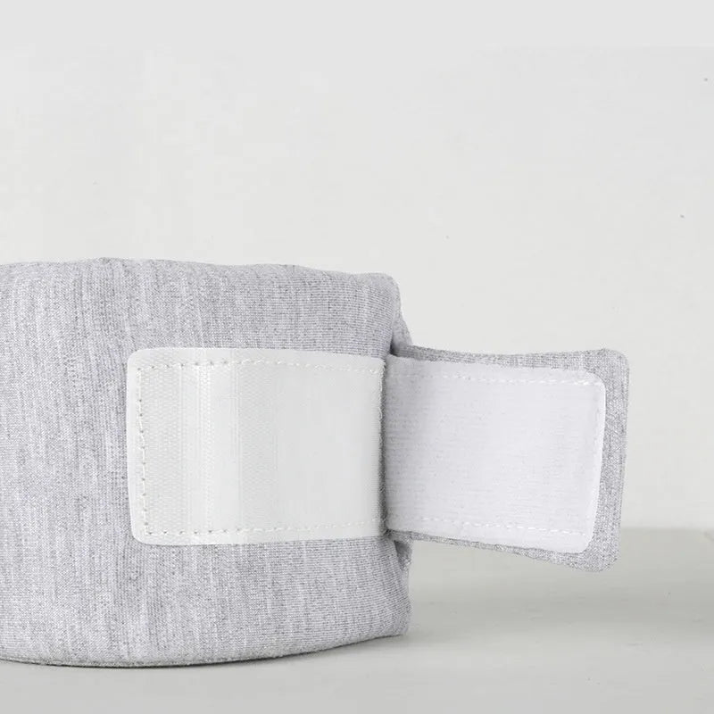 Soft grey and pink cat recovery cone collar showing four size options for post-surgery support