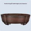 Classical purple clay flower pot traditional garden planter 50x39x16cm size