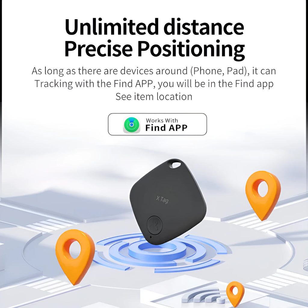 Diamond Global Bluetooth anti-lost tracker in black, blue, green, pink or white, shown with key ring.