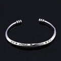 Women's silver electroplated Chinese retro fish design opening adjustable bracelet