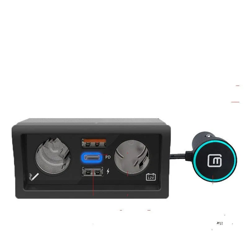 Volkswagen car charger for Lavida Pola Weiling models with QC3.0 fast charging USB port