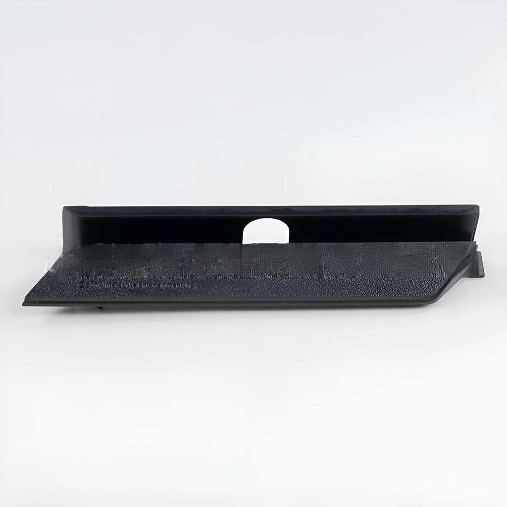 Black and white plastic hard drive cover for 3.5-inch drives in computer hosts