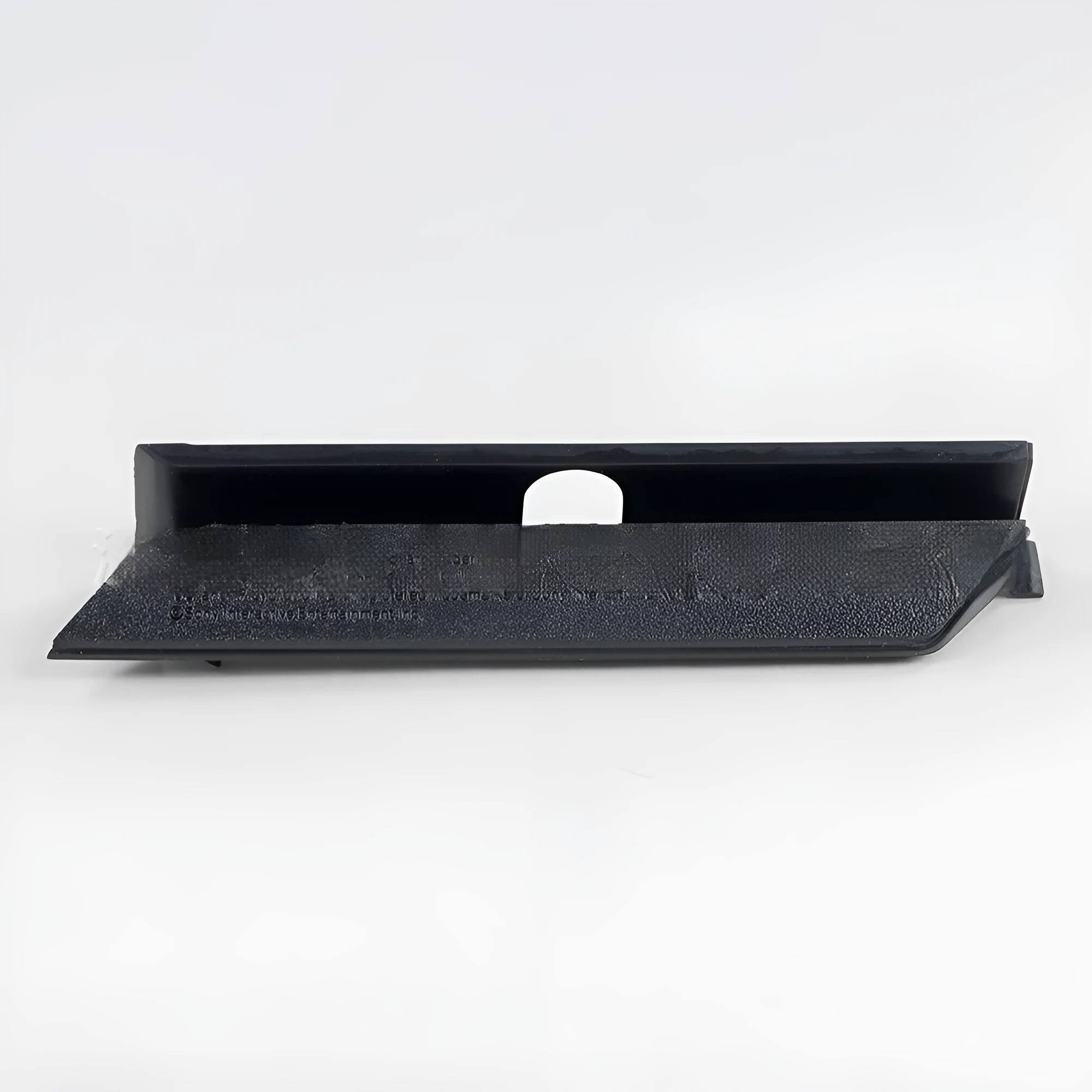 Black and white plastic hard drive cover for 3.5-inch drives in computer hosts