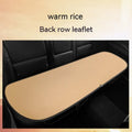 Auto heating cushion for car seats in beige, black, or coffee colours with cotton filler