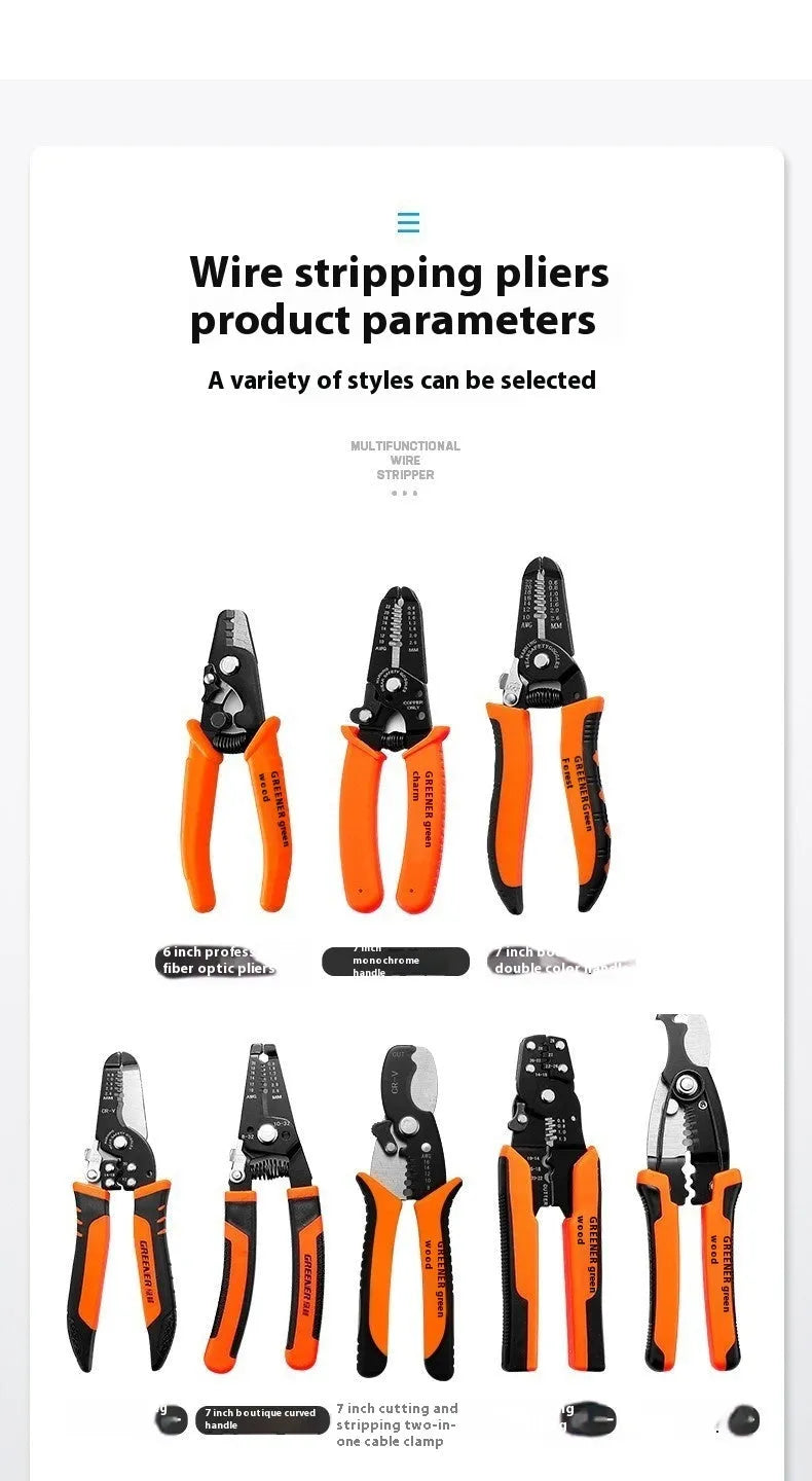Fully automatic wire stripper tool with box mounted design and high carbon steel blades