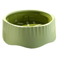 Slow feeding pet bowl with detachable insert in blue, green, pink, or white colours