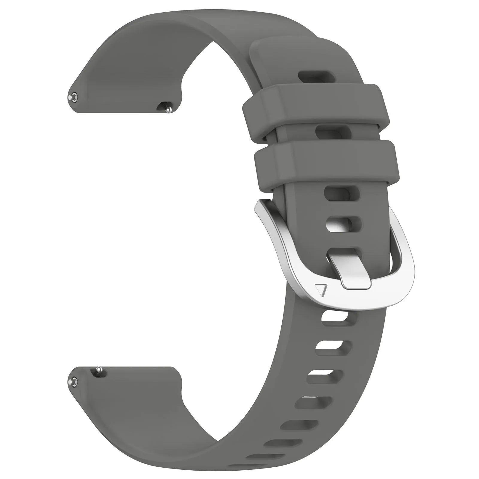 Jiaming sports silicone watch strap in multiple colours and widths on a white background